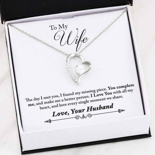 You Complete My Heart CZ Love Heart Pendant 18k Gold or Stainless Steel 18 Necklace